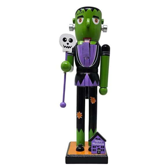 Creepy Monster Halloween 10" Nutcracker - Picture 1 of 4
